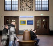 Die Arbeiten in der Bahnhofhalle sind inzwischen abgeschlossen. (Bild: Michel Canonica)