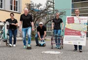 Kathrin Mettier, Thomas Müller, Jan Mettier, Nina Rodel und Präsident Daniel Rodel organisieren den Anlass. (Bild: Rita Kohn)