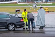 WEF-Flugverkehr am Flughafen Altenrhein (Bild: Urs Bucher)
