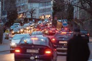«Unsere Verkehrsinfrastruktur ist veraltet»: Die FDP hat Ideen für die Mobilität der Zukunft. (Bild: Benjamin Manser (St. Gallen, 8. Februar 2016))