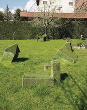 Grün in Grün: Chiara Fiorini bei Widmertheodoridis in Eschlikon. (Bild: Dieter Langhart)