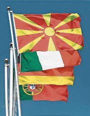 In Amriswil liegen die Mazedonier vor den Italienern, den Deutschen und den Portugiesen. (Bild: PD)