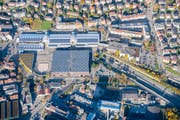 Mit der Überdachung der Autobahn soll für die Olma "Neuland" gewonnen werden. (Bild: Urs Bucher)