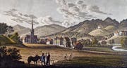 Die Pfaffenwiese in Wattwil: Hier erklärten sich die Toggenburger an der Landsgemeinde im Juni 1530 zum «Freistaat». (Bild: Toggenburger Museum Lichtensteig)