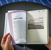 Blättern, lesen, schauen im dritten «Mauerläufer». (Bild: Urs Bucher)