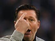 "Ohne Glaube hast du keine Chance": Trainer Christian Titz und die abstiegsbedrohten Hamburger klammern sich an den letzten Strohhalm (Bild: KEYSTONE/EPA/DAVID HECKER)