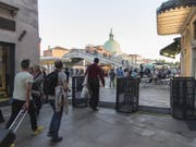Dieses Wochenende werden die Venedig-Touristen Drehkreuze passieren müssen. (Bild: KEYSTONE/EPA ANSA/RICCARDO GREGOLIN)
