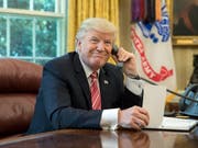 US-Präsident Donald Trump hat Israels Regierungschef Benjamin Netanjahu angerufen, um über die Situation in Nahost zu sprechen. (Bild: KEYSTONE/EPA/MICHAEL REYNOLDS)