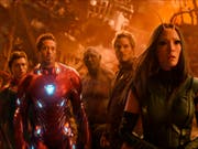 Szenenbild aus "Avengers: Infinity War". Der Science-Fiction-Film beherrschte am Wochenende vom 26. bis 29. April 2018 die Kinos der Welt. Auch in der Schweiz belegte er mit grossem Abstand Platz 1. (Bild: Keystone/AP Disney-Marvel/)