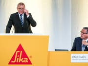 Nach langen Verhandlungen: Nun ist der Streit bei Sika vom Tisch. (Bild: KEYSTONE/ALEXANDRA WEY)