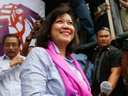 Die von ihren Kollegen abgesetzte Präsidentin des Obersten Gerichts der Philippinen, Maria Lourdes Sereno. (Bild: KEYSTONE/AP/BULLIT MARQUEZ)