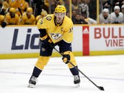 Kommen Roman Josi (im Bild) und seine Schweizer Teamkollegen an die WM nach Kopenhagen? Der Verband hat Nashville um die Freigabe gebeten? (Bild: KEYSTONE/AP/MARK HUMPHREY)