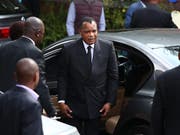 20 Jahre Haftstrafe: Auf den Präsidenten von Kongo, Denis Sassou-Nguesso, soll ein Anschlag geplant worden sein. (Bild: KEYSTONE/EPA/PHILL MAGAKOE)