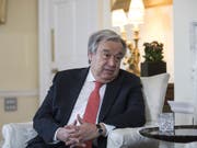 Uno-Generalsekretär Antonio Guterres hat die Streitparteien im Nahen Osten zur Besonnenheit aufgefordert. (Bild: KEYSTONE/EPA Bloomberg POOL/SIMON DAWSON / POOL)