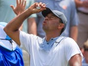 Tiger Woods hatte bei seiner tollen Runde auch noch Pech (Bild: KEYSTONE/EPA/TANNEN MAURY)