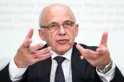 Bundesrat Ueli Maurer: «Die Schweiz steht nicht im Visier der Amerikaner.» (Bild: Peter schneider/Keystone (Bern, 17. April 2018))