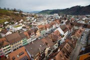 Blick auf das Städtchen Wililsau. (Bild: Philipp Schmidli (Willisau, 16. Januar 2015))