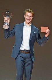 Marco Odermatt aus Buochs ist ZSSV-Schneesportler des Jahres 2017/2018. (Bild: Guido Bürgler)