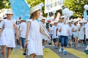 Am St.Galler Kinderfest ist die ganze Stadt auf den Beinen. (Bild: Donato Caspari)