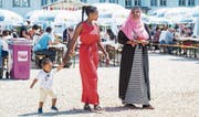 Am Nationenfest treffen sich Menschen aus vielen verschiedenen Ländern und verbringen einen Tag zusammen. (Bild: Andrea Stalder)