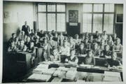 Klassenfoto aus dem Mörschwiler Gallusschulhaus von 1920. Bild: PD