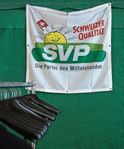 Die SVP, die Partei des Mittelstandes, aber nicht der Katholiken? (Bild: Peter Schneider/Keystone)