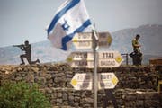 Israelische Soldaten auf den Golanhöhen. Israel hatte in der Nacht auf Donnerstag mutmassliche iranische Stellungen in Syrien attackiert. (Bild: Lior Mizrahi/Getty (10. Mai 2018))