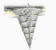 Die Sicht auf eine umgekehrte Pyramide in Mexiko. (Bild: PD)