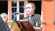 Die Innerrhoder Jus-Studentin Adriana Hörler kritisierte an der Landsgemeinde die Spitalvorlage und die Versammlungsführung. (Bild: Rolf Rechsteiner/Appenzeller Volksfreund)