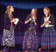 Das Trio Sutari schuf aus Küchengerät eine mitreissende Rhythmuskombination. (Bild: Daniel Ammann/PD)
