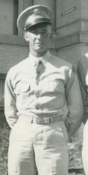 Carl Larsen während der Ausbildung. (Bild: Sher Green-Larsen)