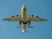 Eine Swiss-Maschine im Landeanflug auf den Flughafen Zürich. (Bild: Olaf Kühne)