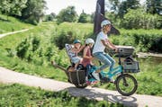 Das GSD von Tern (ca. 4500.–) ist ein neuer Typ von E-Bike: Es ist bepackbar wie ein Lastesel, dank kleineren Rädern aber doch kompakt wie ein normales Velo. (Bilder: PD)