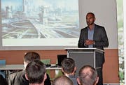 Patrick Marti von Mobility am Frühlingsanlass. (Bild: PD)