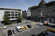 Der obere Postplatz in Zug. (Bild: Stefan Kaiser (Zuger Zeitung))