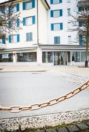 Das leerstehende Schuhgeschäft Haberer an der Alleestrasse. Hier wünscht sich der Stadtrat wieder mehr Leben. (Bild: Reto Martin)