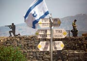 Israelische Soldaten auf den Golanhöhen. Israel hatte in der Nacht auf Donnerstag mutmassliche iranische Stellungen in Syrien attackiert. (Bild: Lior Mizrahi/Getty (10. Mai 2018))
