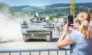Panzer- und Armeefahrzeugtreffen Bürglen 2018 (Bild: Andrea Stalder)