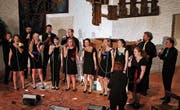 Mit stimmigem Chorgesang erfreuten die Gäste aus der Tschechei das Publikum in Berneck. (Bild: Max Pflüger)
