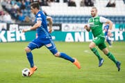 Tomi Juric (links) ist mit 7 Toren der zweitbeste Torschütze bei den Luzernern. Ob er auch gegen St.Gallen treffen wird? (Bild: URS FLUEELER (KEYSTONE))