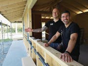 Freuen sich auf ihr neues Projekt: Marcel Dettmer und Marcel Siegwart. (Bild: Martina Eggenberger Lenz)