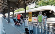 Jeder Thurbo, der aus dem Bahnhof Rorschach rollt, kostet die Stadt etwa 2.40 Franken. (Bild: Rebecca Frei)