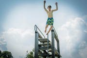 An Auffahrt kann wieder geplanscht werden. Die städtischen Freibäder starten in den Badesommer. (Bild: Jil Lohse)