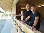 Freuen sich auf ihr neues Projekt: Marcel Dettmer und Marcel Siegwart. (Bild: Martina Eggenberger Lenz)