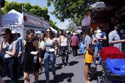 Impressionen der Zuger Gluscht. Bild: Werner Schelbert (Zug, 12. Mai 2018)