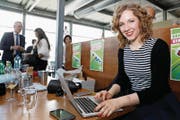 Laura Curau war seit Anfang 2015 CVP-Kampagnenleiterin. (Bild: Peter Klaunzer/Keystone (Bern, 21. Mai 2017))