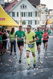 Schweisstreibende Erfolgsgeschichte: Der St. Galler Auffahrtslauf ist auf dem Vormarsch. (Bild: Ralph Ribi)
