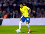 Neymar soll mit Brasilien den sechsten WM-Titel holen (Bild: KEYSTONE/AP/MATILDE CAMPODONICO)