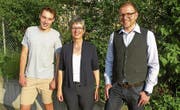 Die Kantonsratskandidaten: Basil Höfliger, Rita Hofer und Phil Eicher (von links). (Bild: PD (Hünenberg, 8. Mai 2018))