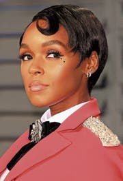 Sängerin und Schauspielerin Janelle Monáe spielt das Spiel mit dem Pop und den Genderrollen nach ihren eigenen Regeln. (Bild: Nina Prommer/EPA (Beverly Hills, 4. März 2018))